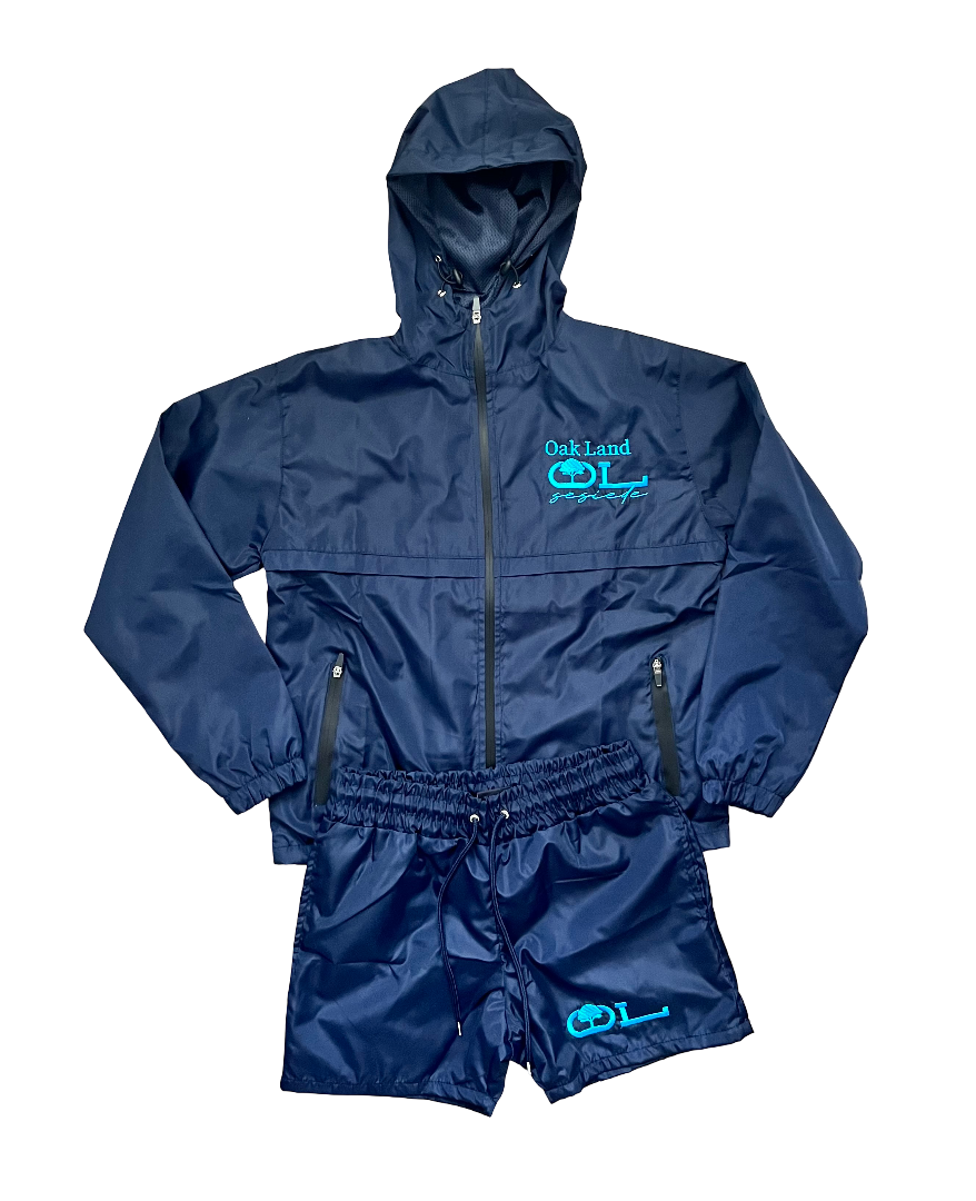 TENo5 Windbreaker Set in Dark Blue