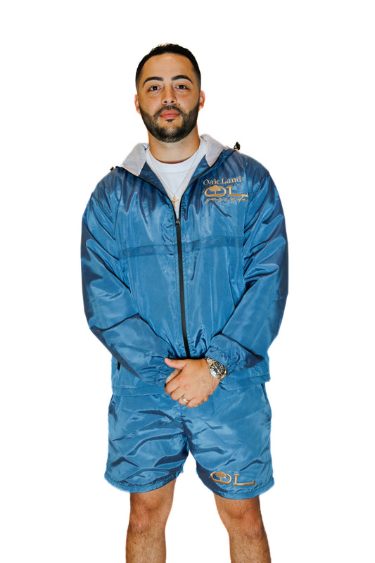 TENo5 Windbreaker Set in Light Blue