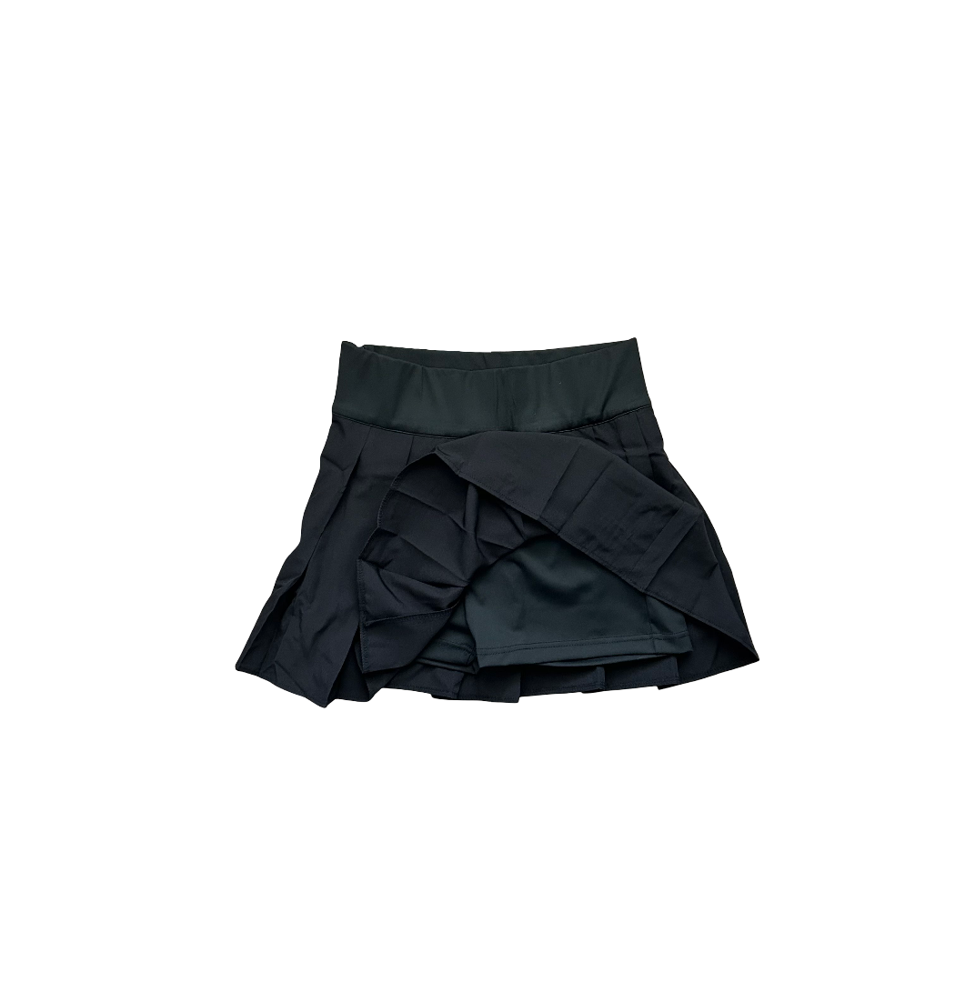 OakLand "La Femme" Pleated Skort Set in Black