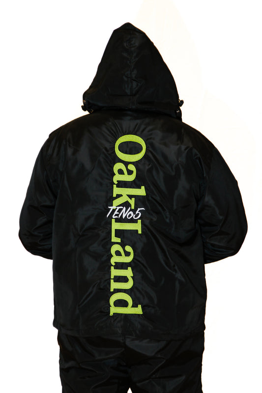 TENo5 Windbreaker Set in Black