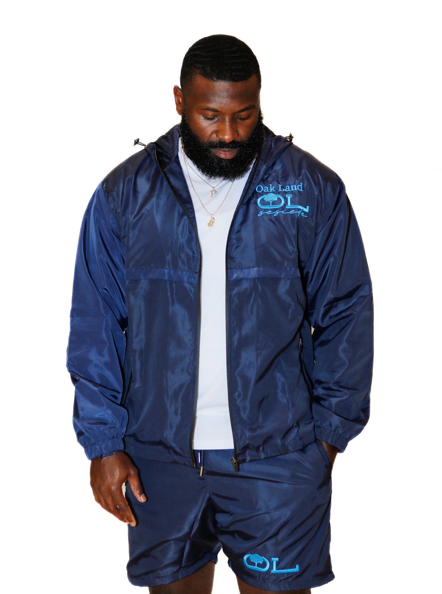 TENo5 Windbreaker Set in Dark Blue – OakLand Sesiede TENo5 Windbreaker Set in Dark Blue – OakLand Sesiede