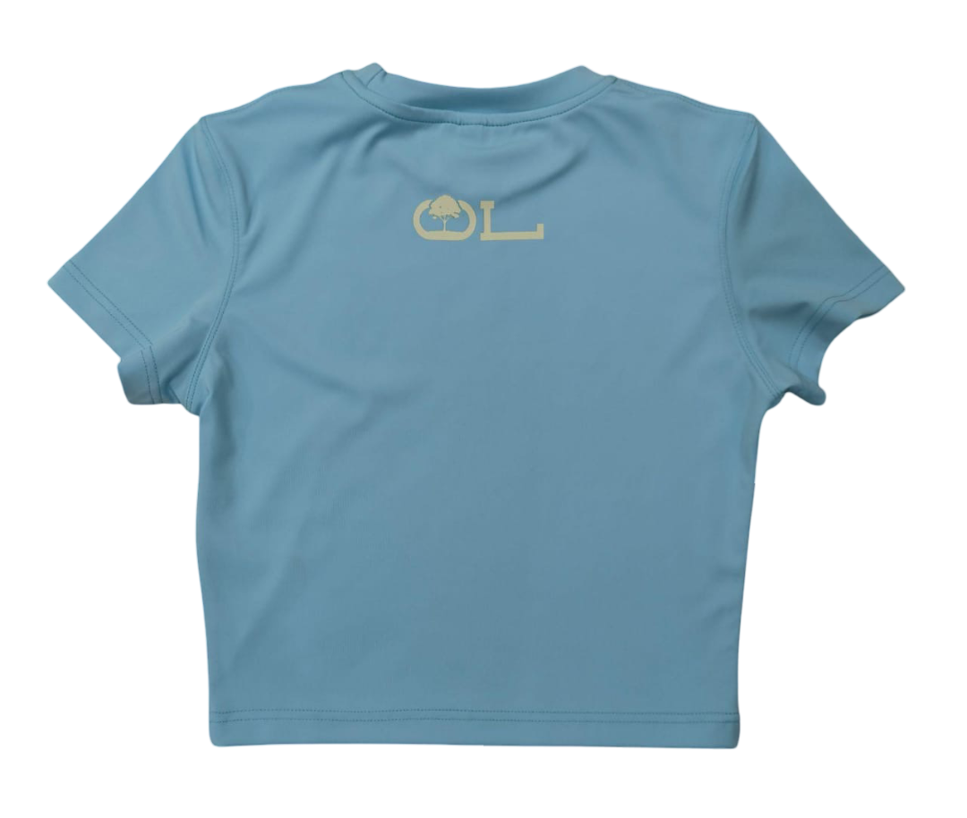 OakLand "La Femme" Pleated Skort Set in Light Blue