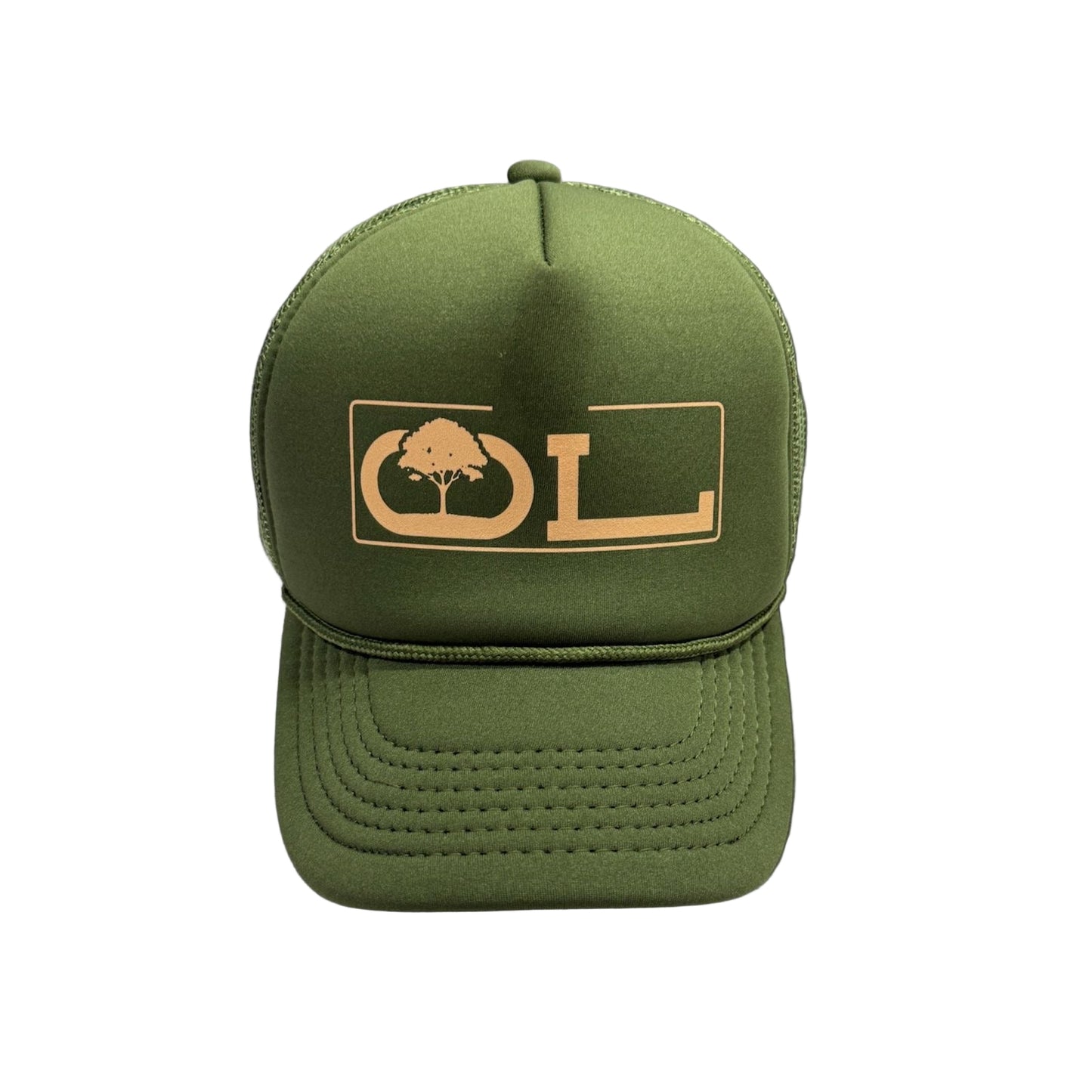 OL Trucker Hat in Olive Green