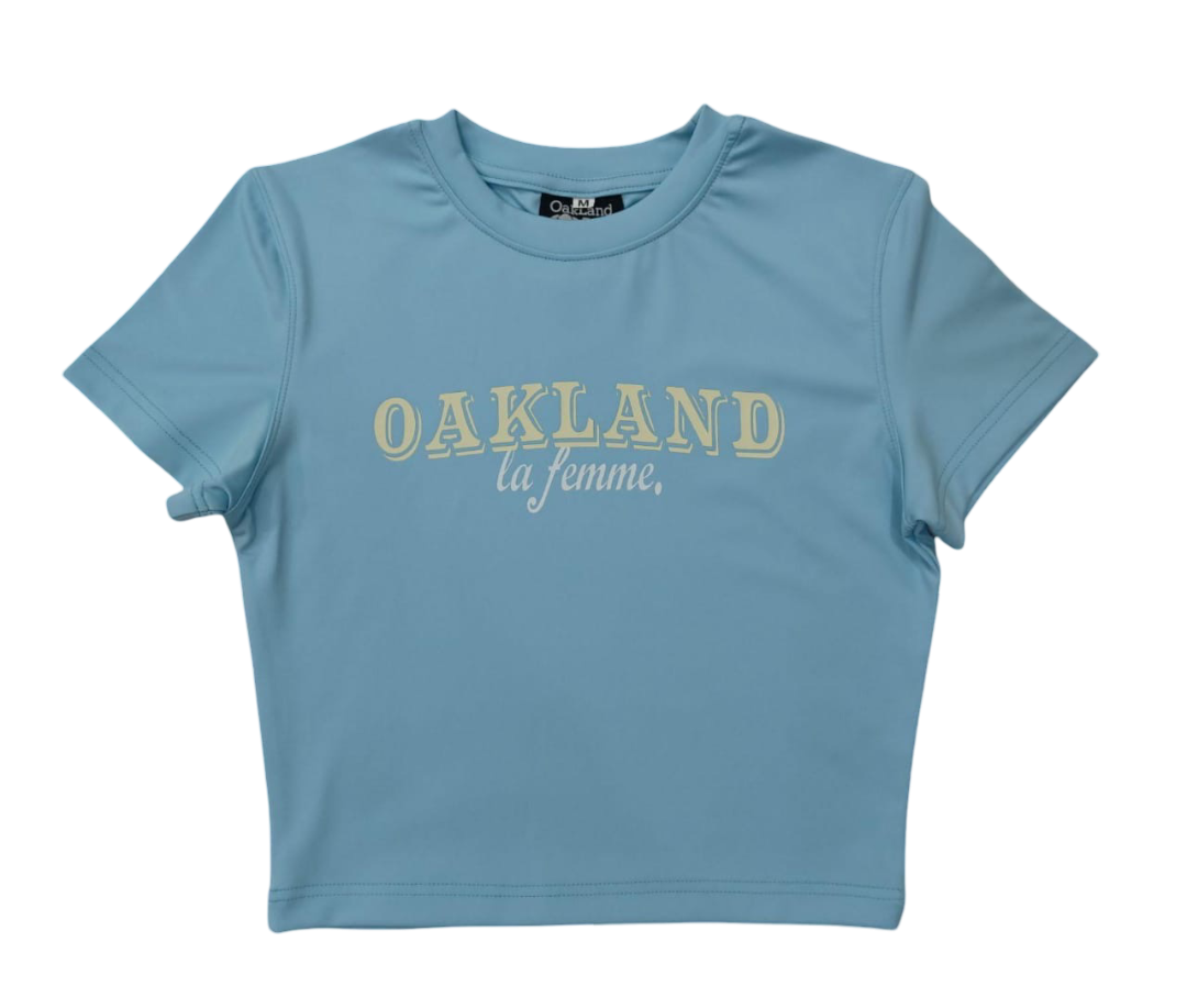 OakLand "La Femme" Pleated Skort Set in Light Blue