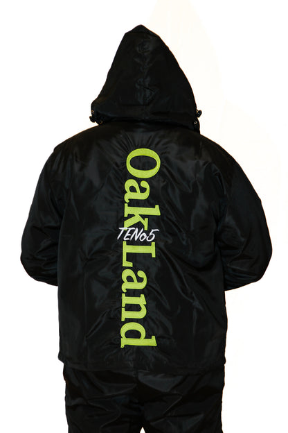 TENo5 Windbreaker Set in Black