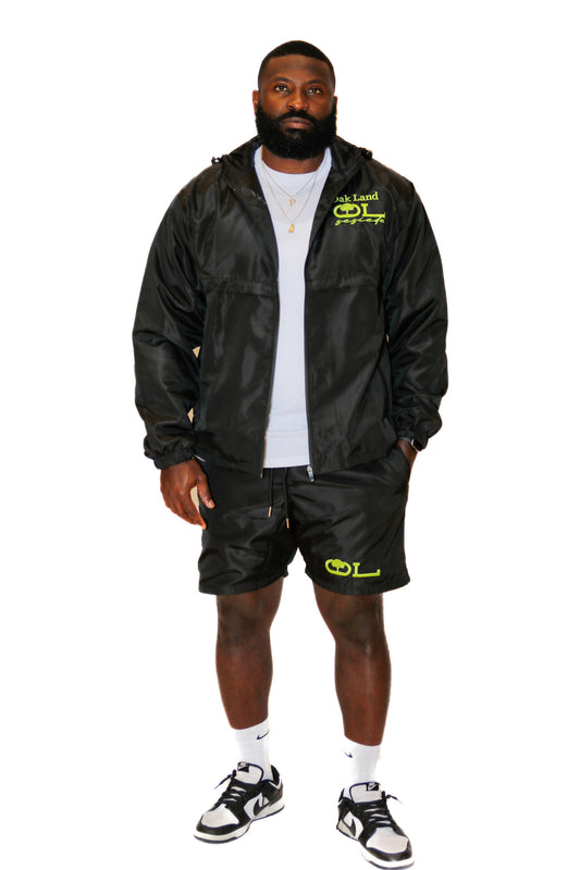 TENo5 Windbreaker Set in Black