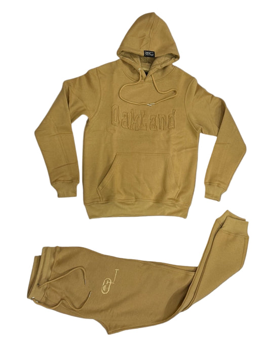 OAKLAND Hoodie & Jogger Bundle - Tan